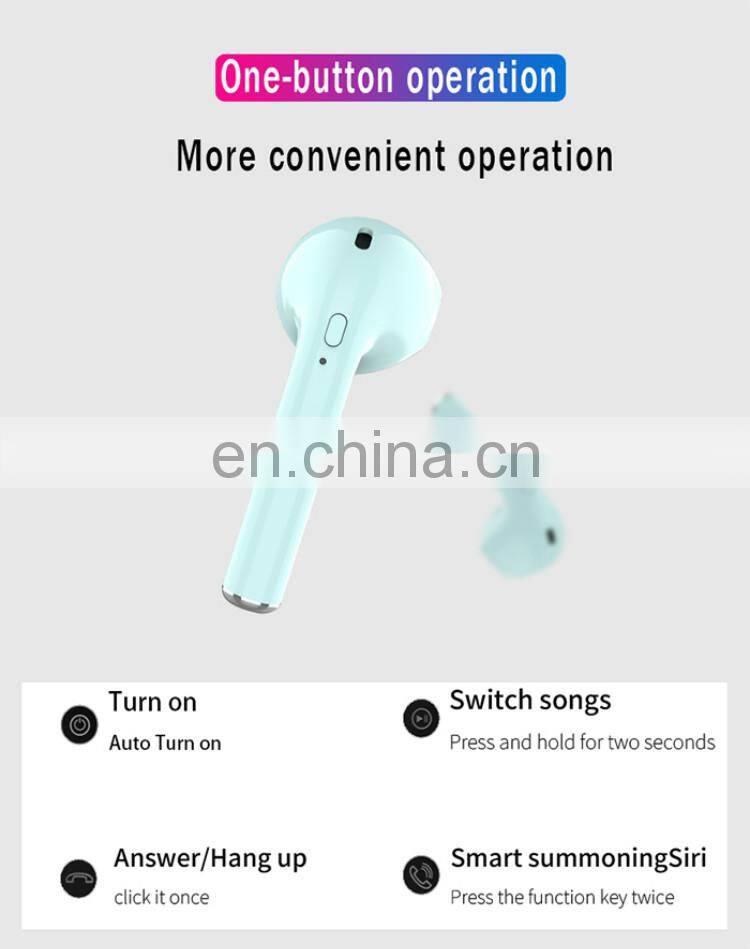 2019 New Portable Charging Headphones True Wireless Stereo Earbuds HIFI Earphone Bluetooths