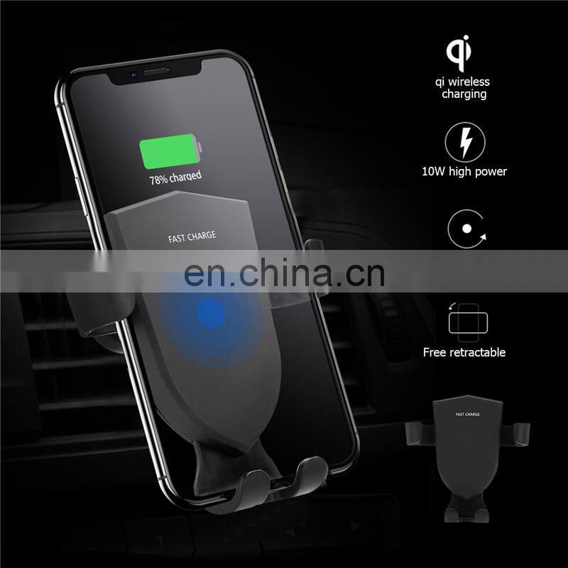 Qi Wireless Charger Car mount Holder for mobile phone