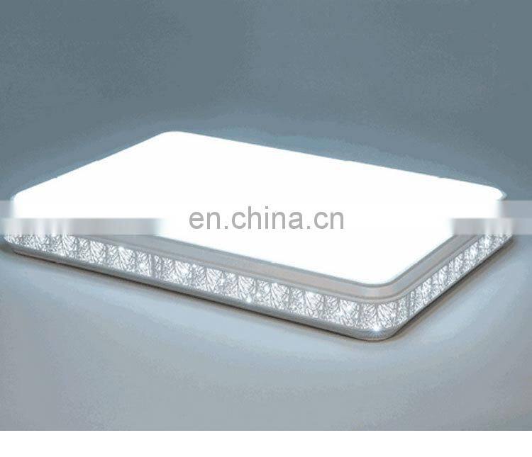 Factory Sale Modern Rectangular LED Ceiling Light Acrylic Iron Living Room Lighting