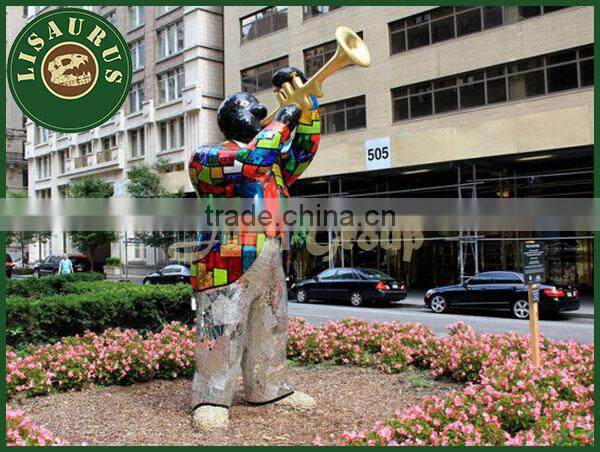 Lisaurus-LA Life size jazz statue for indoor decoration