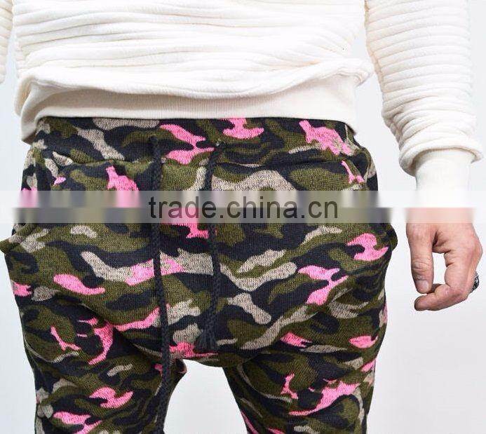 Camouflage Fleece Drop Baggy Sweatpants Standard Sports