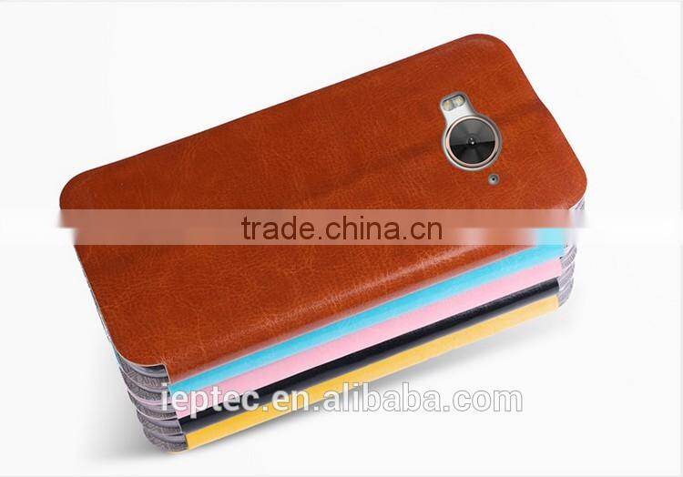 MOFi Case Housing for HTC One ME, Mobile Phone Coque Flip Leather Back Cover for HTC OneME
