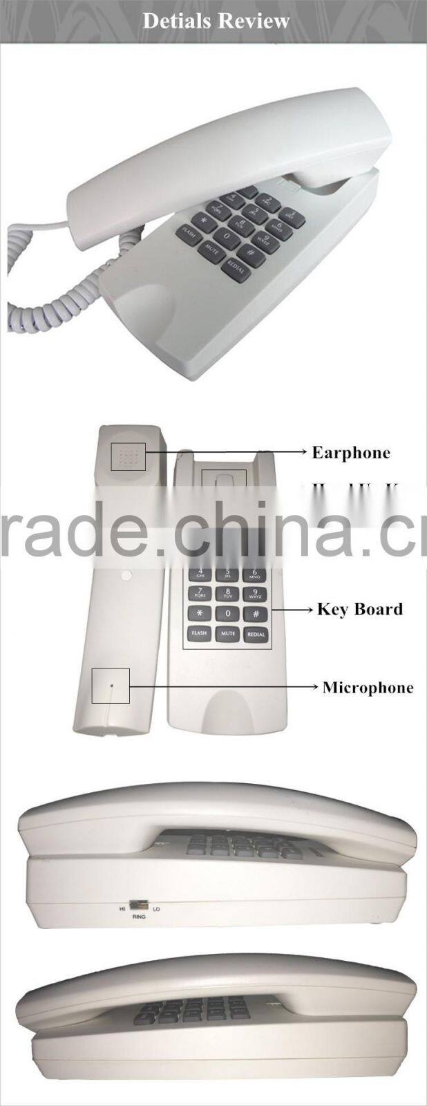 home and hotel and bathroom elegant trimline phone