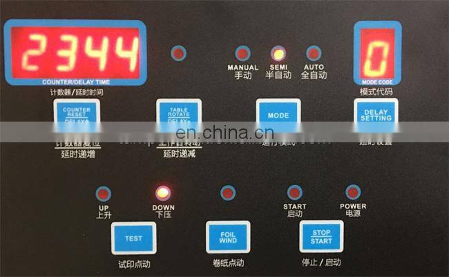 Plastic Hanger Color Foil Stamping Machine