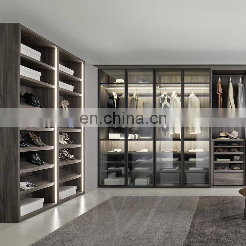 CBMMART Customized Mirrored Wardrobe Walk In Closet Sliding Door For Bedroom Furniture