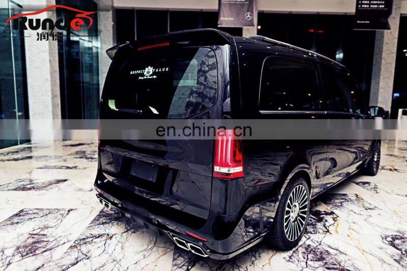 RUNDE W447 May-back Style Body Kits Including Bumper Side Skirt Hood For Mercedes BENZ W447 V250 V260