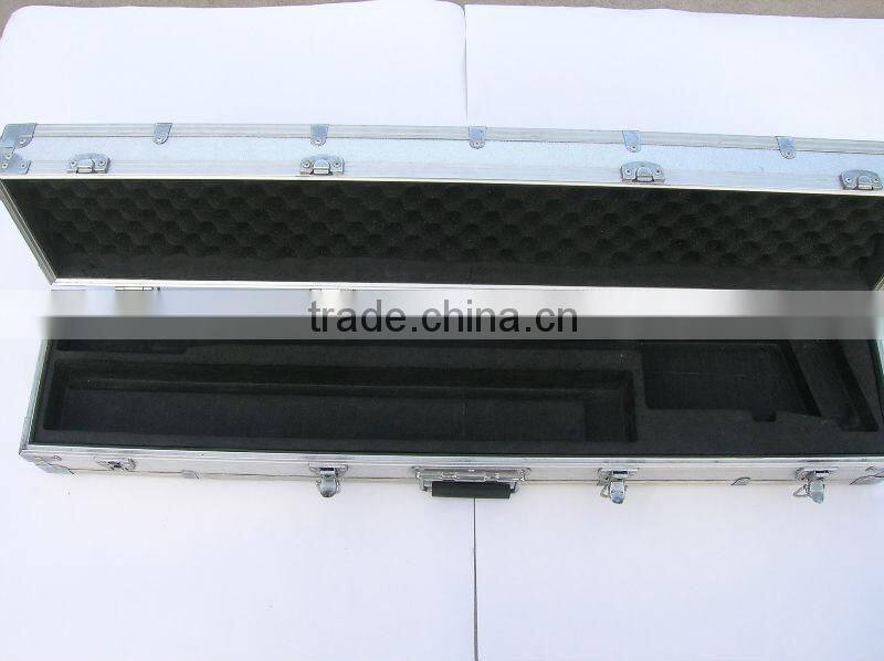 2015 Carrying Aluminum Gun Case Combination Double Sided Handgun Pistol Black 2 Lock Security