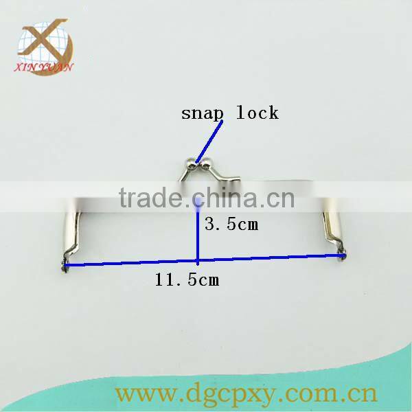 100pcs 11.5*3.5cm nickel light weight purse metal frame