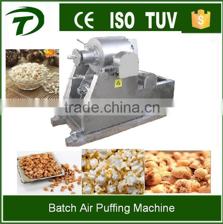 Batch type rice corn wheat air puffing machine