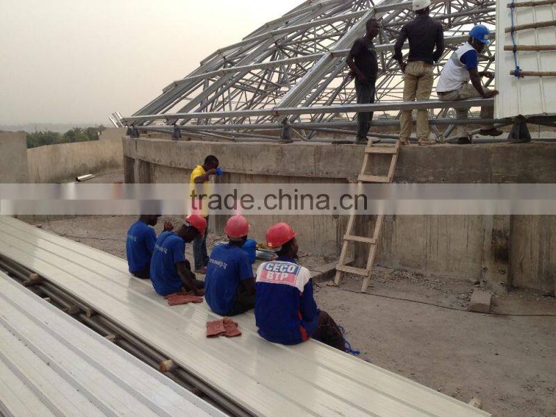 Top quality prefabricated steel hall construction