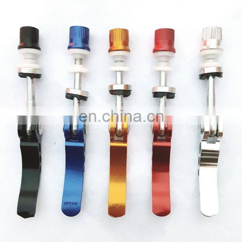 M6 Aluminium Alloy Bicycle Quick Release Seat Post Clamp Bike Seatpost Bolt Mountain Bike Accessories