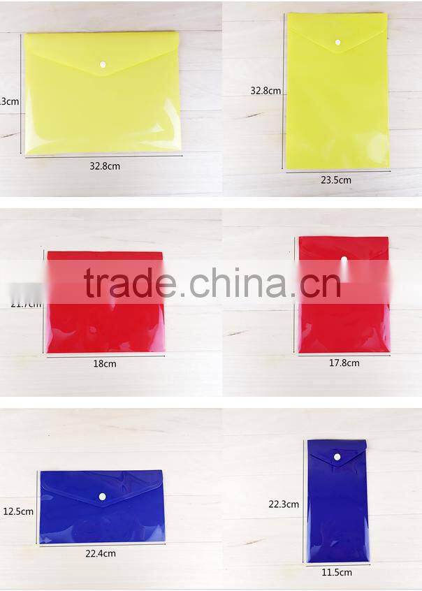a4 size waterproof hard plastic clear document carrying file bag