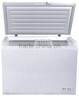 Household and commercial used 300 liter deep freezer with top open door