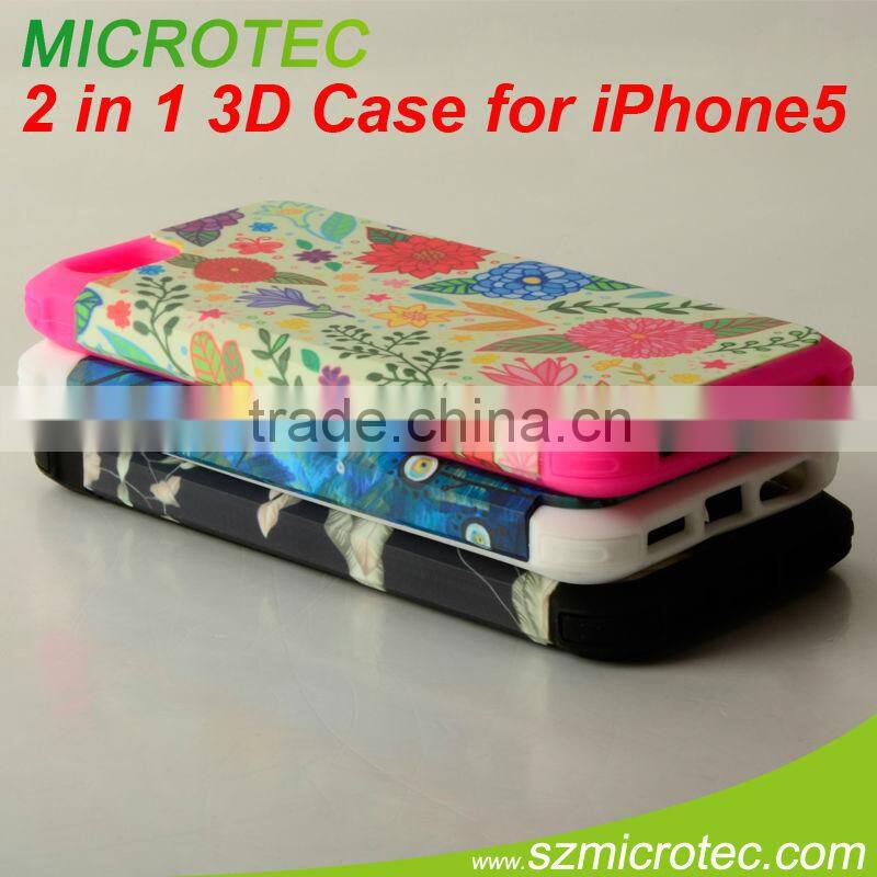 Sublimation leather case for iphone 5