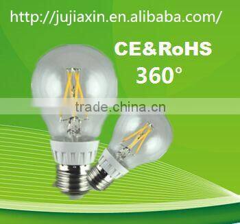 Edison style 4w e27 glass LED filament bulb trade assurance supplier