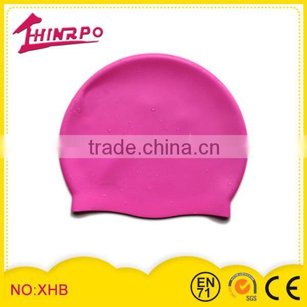 Customized silicone swimming cap with personalized logo