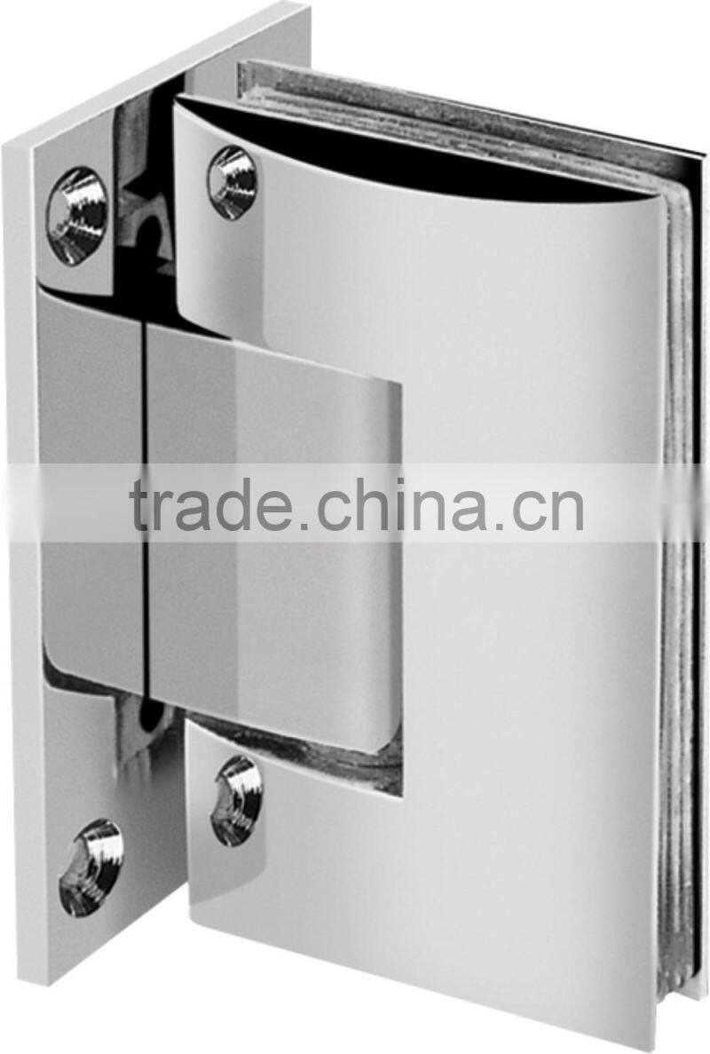 High quality floor hinge type wall to glass shower hinges/shower door hinges