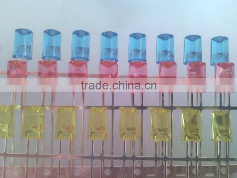 transparent 5mm flat top led diode
