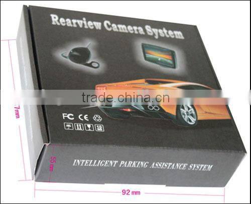 Good price car rearview system 4.3inch lcd monitor and butterfly camera easy connecto