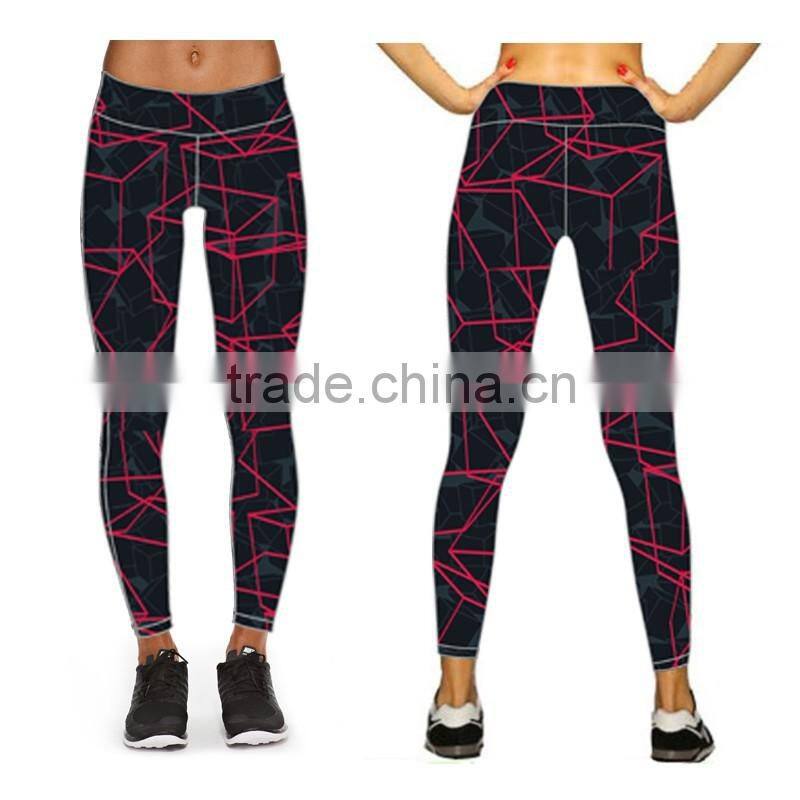 (Factory/low MOQ) Performance Activewear Printed Yoga Leggings