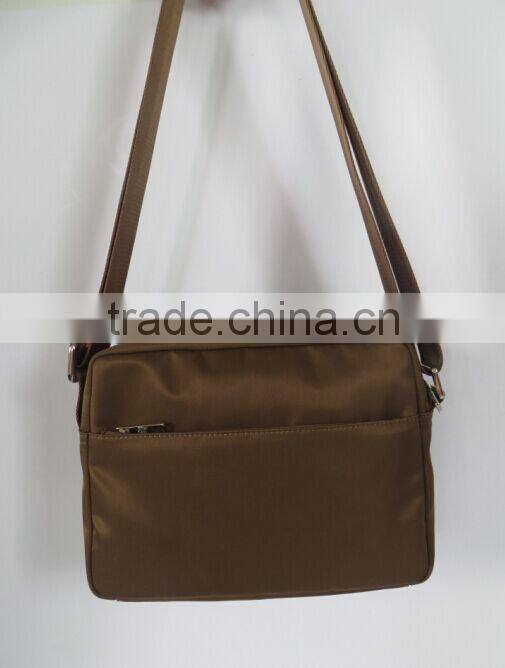 brown coffee small casual waterproof men daily shoulder bag handbag messenger bag