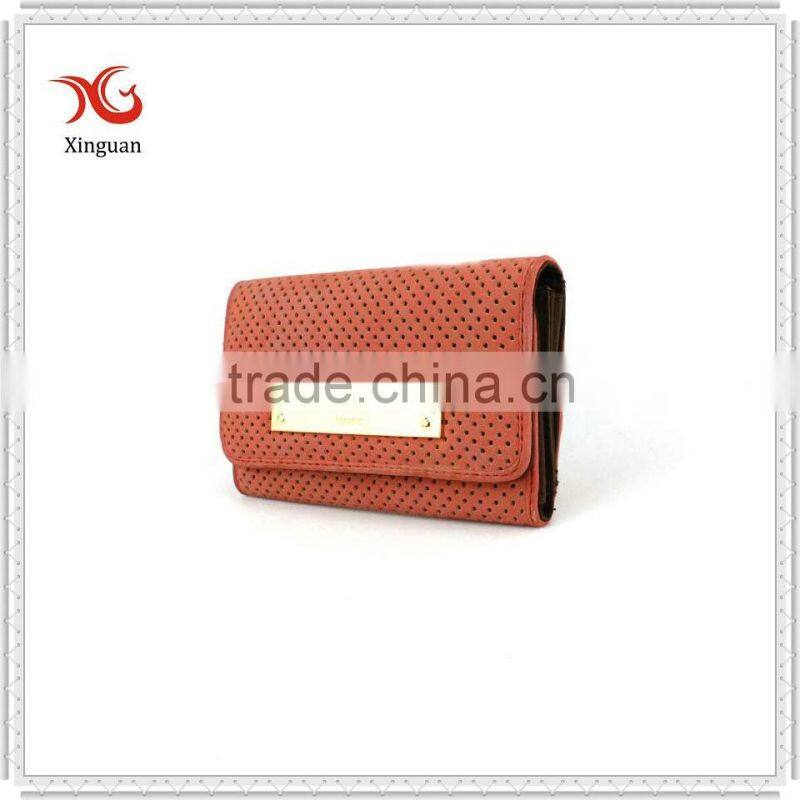 2016 new style woman leather wallet