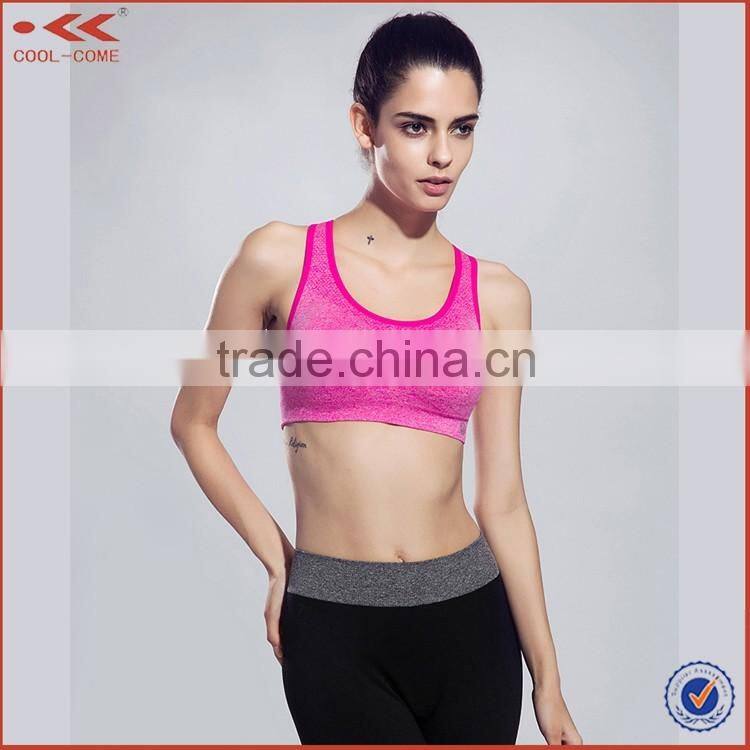 OEM dri fit women sexy yoga fitness bra sports bra top