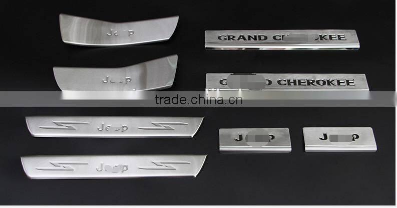 Auto tuning accessories Door Sills Door Sill Plate With Led Light for Jeep Grand Cherokee