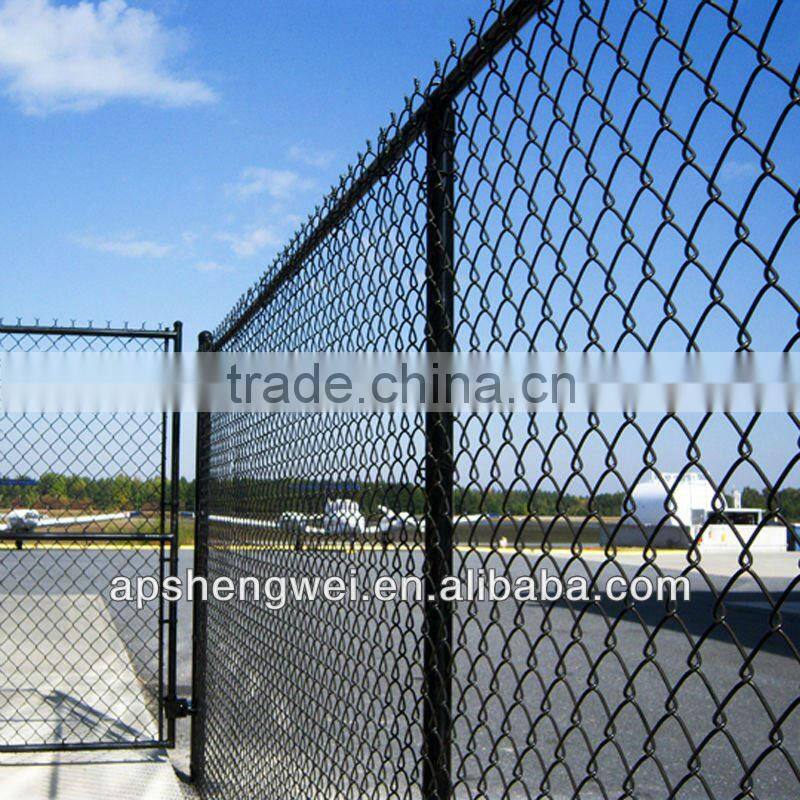 Used pvc coated chain link fence for sale