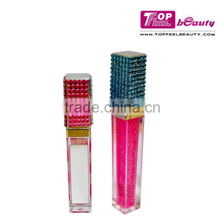 LED Light square lipgloss with mirror
