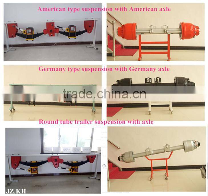 High quanlity good performance semi trailer FUWA axle 14T round tube