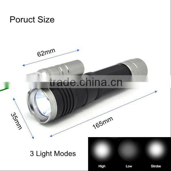 (120070) High quality factory price green led flashlight