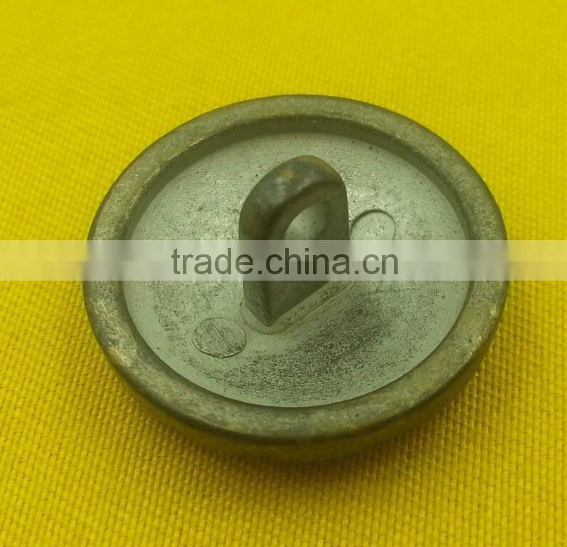Brass Tin Color Metal Shank Button For Coats Wear --- MJ1131