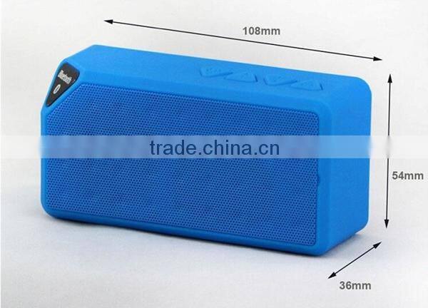 Factory Price OEM X3 Bluetooth Mini Wireless Speaker For IPhone 5S