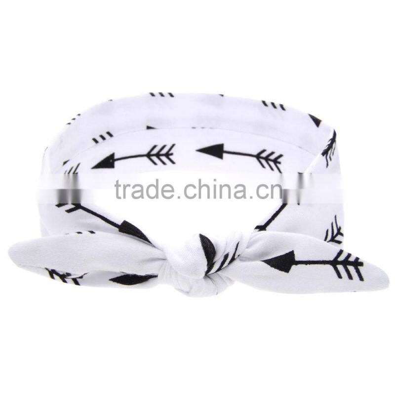 Hot-sales Baby floral Headband Infant Headband Toddler turban Headband cotton kids knotted headband wh-1750