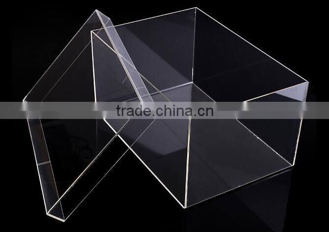 2016 acrylic storage box new deaign for kids or adult shoes packaging