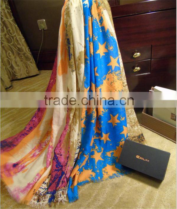 china factory original design cheap winter printed scarf