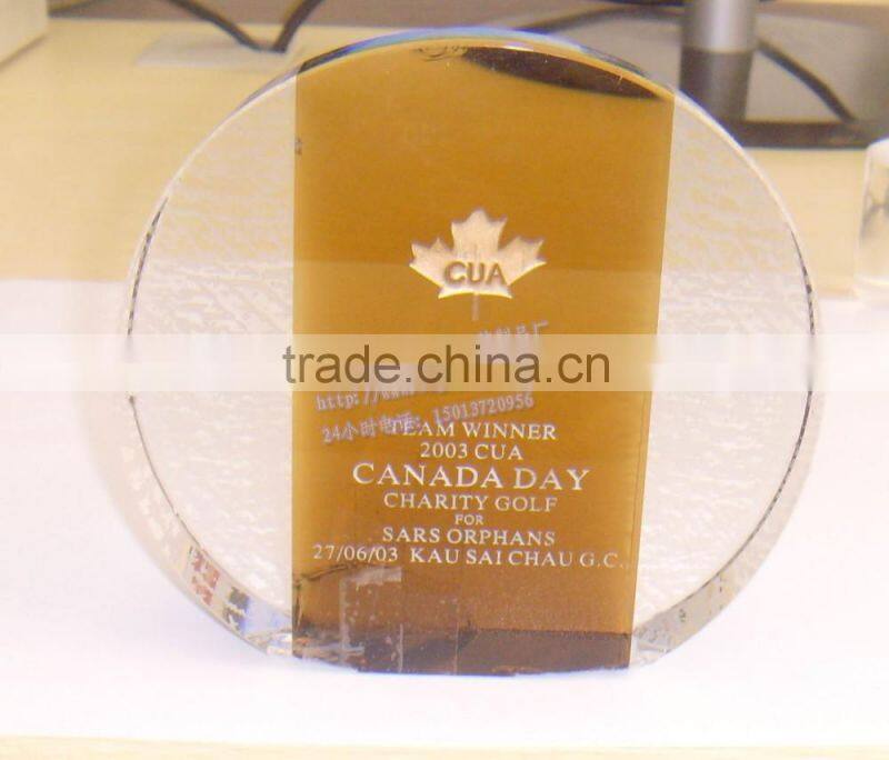 acrylic medals transparent plexiglass medals customized design