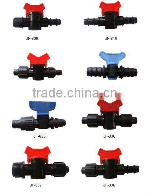 dual barbed mini valve irrigation