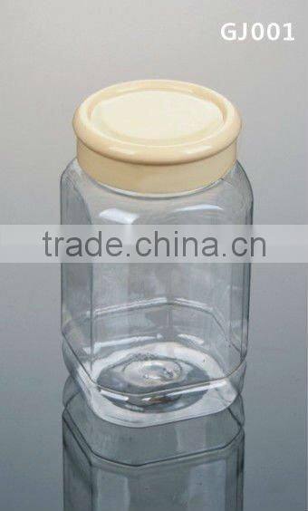 plastic clear 500g plastic bottle,Honey Bottle,Plastic Jar with high grade cap