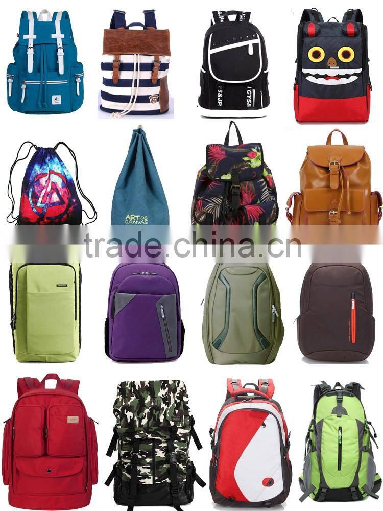 Export 15'' laptop backpack/custom logo laptop backpack/wholesale unisex backpack with laptop bag
