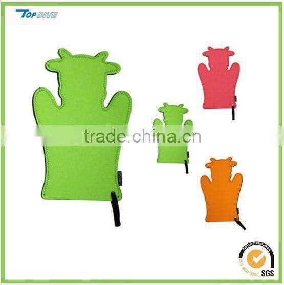 COW shaped neoprene Oven Mitt