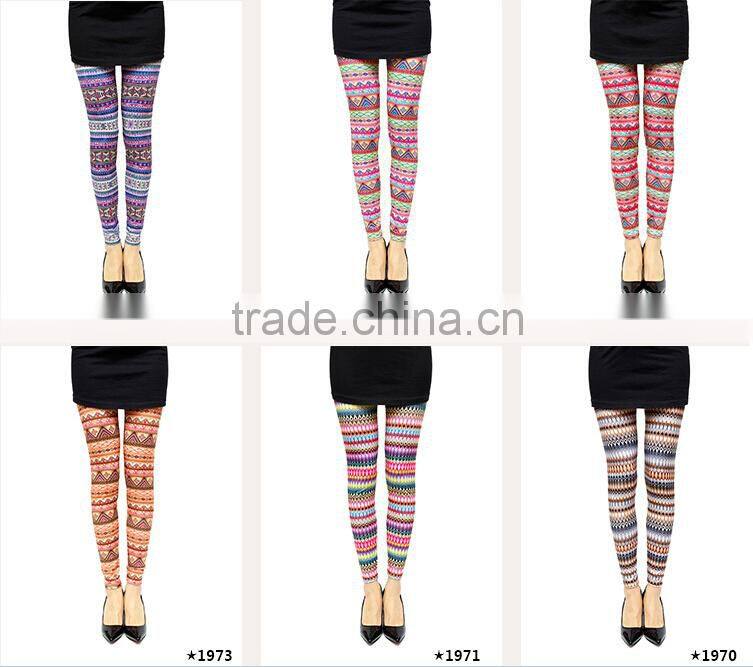 Wholesale christmas leggings, Yoga pattern leggings womens workout leggings