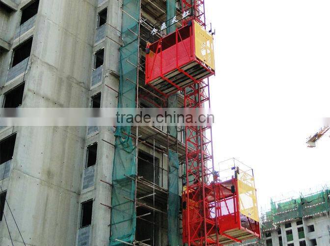 SS100 /100 Material Hoist/Construction Lift/Building Elevator Approved CE ISO