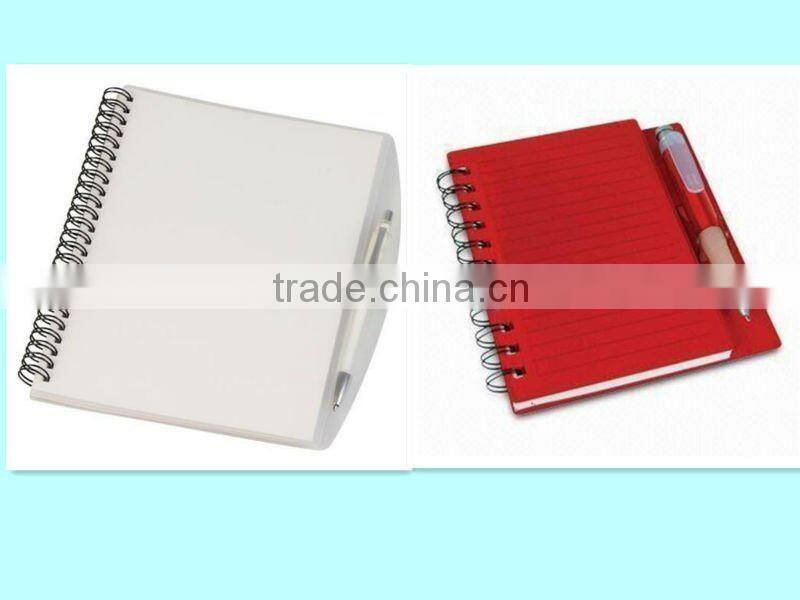 promotional PP cover notebook with pen