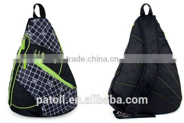 Newest design black triangle backpack
