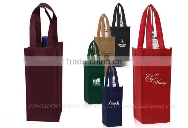 Recycle single wine bottle bag wholesale on Alibaba China