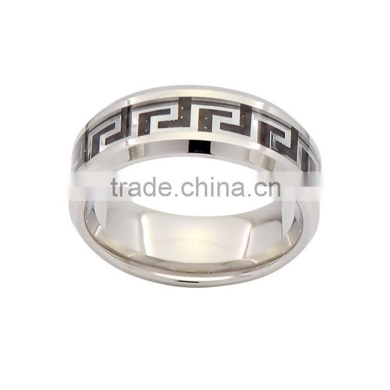Cool titanium rings for men,antique enamel ring jewelry