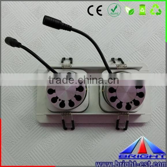 Double row Top quality super bright Dimmable LED Ceiling Light with Motion Sensor