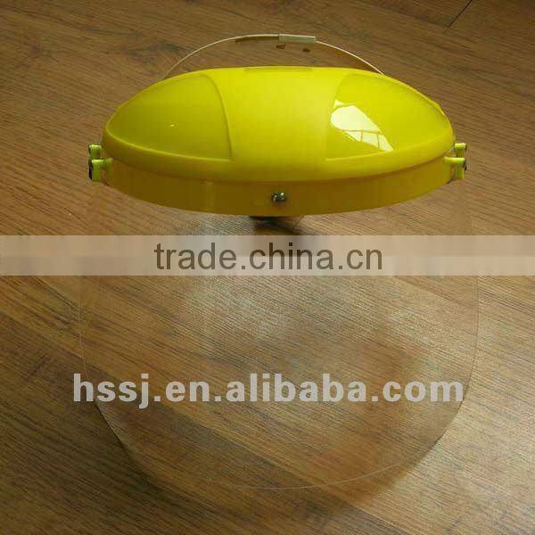 2016 hot selling helmet face shield CE approved PC clear visor,safety helmet face shield